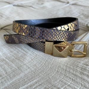 Reversible Michael Kors Leather Belt